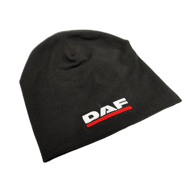 Pletena zimska kapa za voznike tovornjakov z izvezenim logotipom