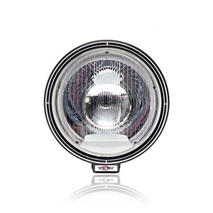 Кръгъл допълнителен фар с бяла леща и LED позиционен пръстен