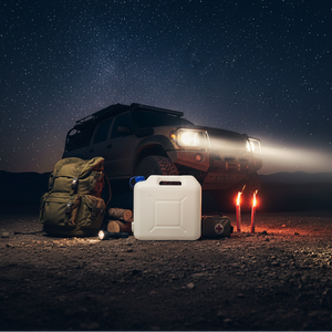 All Ride Wasserkanister mit Auslaufhahn, 15 Liter – Robuster HDPE-Kanister für Trinkwasser