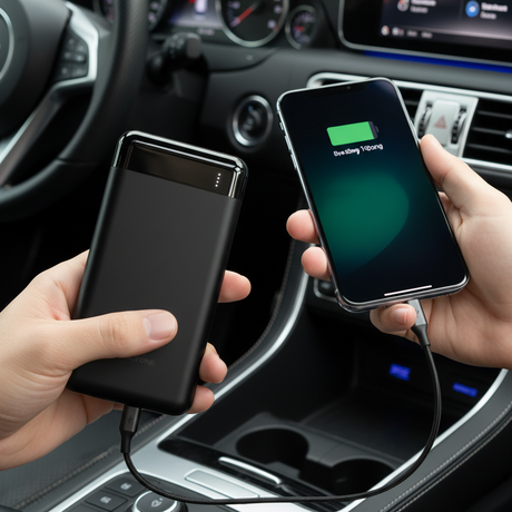 Borofone Power Bank 20.000 mAh – Crna, brzi USB punjač