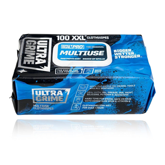 Toallitas Húmedas XXL+ UltraGrime PRO Multiusos (100 uds)
