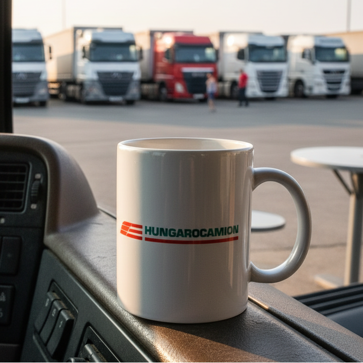 Mug blanc Hungarocamion – 3 dl