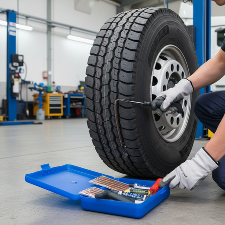 Komplet za hitro popravilo pnevmatik za tovorna vozila