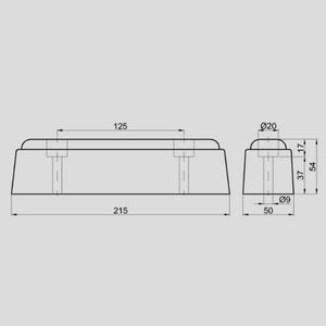 Paracolpi in gomma per camion e rimorchi