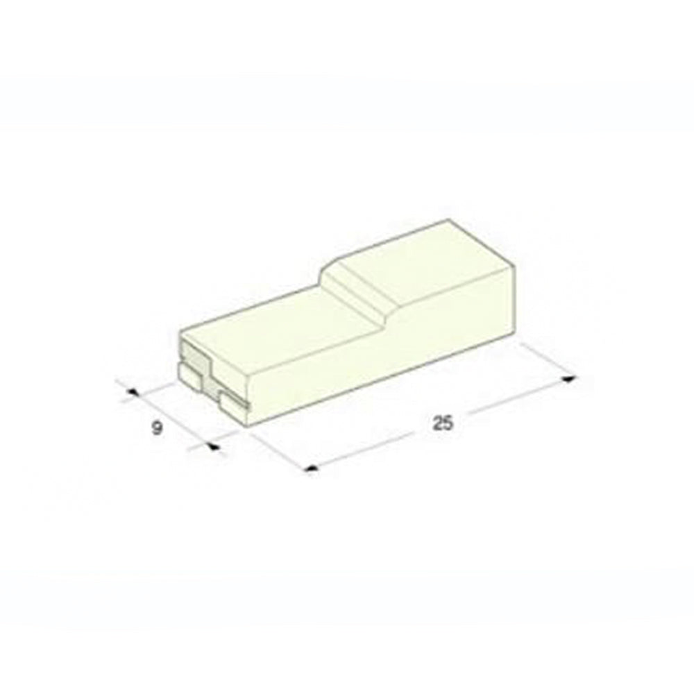 Λευκό προστατευτικό κάλυμμα για θηλυκό ακροδέκτη καλωδίου