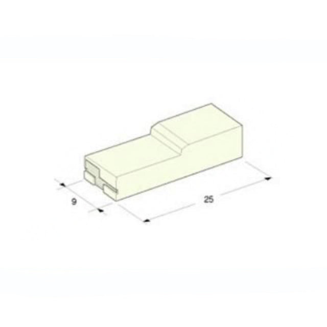 Λευκό προστατευτικό κάλυμμα για θηλυκό ακροδέκτη καλωδίου